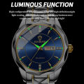 Men's Stainless Steel Wristwatch, Male Quartz Watch, Waterproof, Luminous, Date Week, Top Brand, Luxury, New, 2024. 