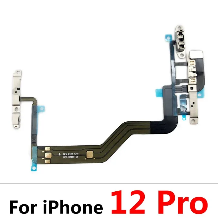 NEW%20Repair%20Side%20Power%20ON/OFF%20Key%20Flex%20Cable%20For%20IPhone%2011%2012%20Pro%20Max%2012%20mini%20Volume%20Switch%20Button%20Ribbon%20-%20Image%207