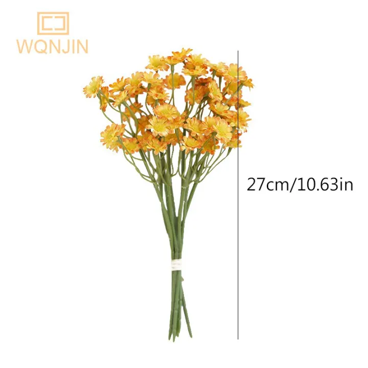6pcs/set%20Artificial%20Flowers%2027cm%20Sun%20Flower%20Colorful%20Small%20Daisy%20Silk%20Home%20Garden%20Decoration%20Wedding%20DIY%20Party%20-%20Image%203