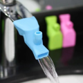 Bathroom Sink Nozzle Faucet Extender Rubber Elastic Water Tap Extension Kitchen Faucet Accessories for Children Kid Hand Washing. 