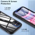 360 Degree Case For iPhone 14 13 12 11 Pro Max 15 14 Plus XS MAX XR Transparent Cover Full Body Rugged Built-in Screen Protector.