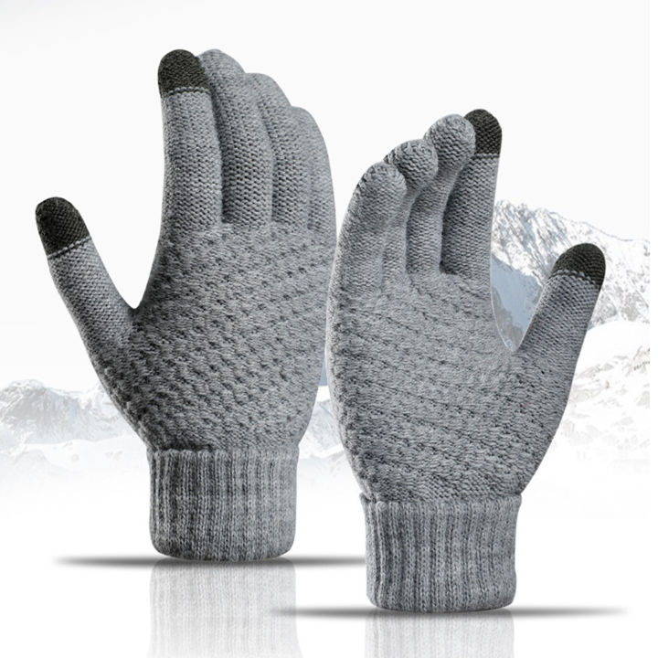 Sunnyheart%20Ribbed%20Cuffs%20Winter%20Gloves%20Stylish%20Touch%20Screen%20Winter%20Gloves%20for%20Women%20Men%20Warm%20Windproof%20Fashionable%20Knitted%20Gloves%20with%20Ribbed%20Cuffs%20Winter%20Knitted%20Gloves%20-%20Image%205