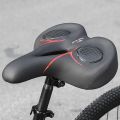 WEST BIKING Hollow Breathable Bicycle Saddle ,Red.