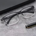 Vazrobe 155mm Oversized Reading Glasses Male Women +150 200 250 300 TR90 Eyeglsses Frame Men Wide Spectacles Black No Screw 9g. 