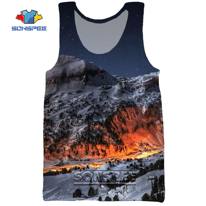 SONSPEE%20Snow%20Mountain%20Summer%20Ice%20Sea%20Beach%20Reef%203D%20Print%20Men's%20TaTops%20Casual%20Fitness%20Bodybuilding%20Gym%20Muscle%20Sleeveless%20Vest%20-%20Image%206