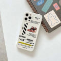 【Solitary waves】INS Hot Off AIR Sports Shoes Brand Phone Case For iphone 12 11 13Pro M X XS Max XR 7 8 Plus SNEAKERS white label soft Back Cover. 