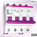 Circuit Breaker  NESFEL  MCB-Four Pole 63A. 