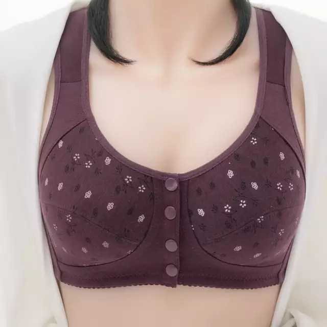 printed bra maternity bra front button bra cotton bra comfortable bra womens wear bra - Bra
