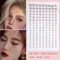aFace Decoration Three-dimensional Wholesale Black Pink Butterfly Makeup Patch Photo Face Patch Eye Makeup stickers.