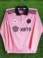 Inter Miami Jersey 2026/27 Polo Football Jersey For Men - Long Sleeve Collar Polo Club Jersey - Inter Miami Jersey 2026.