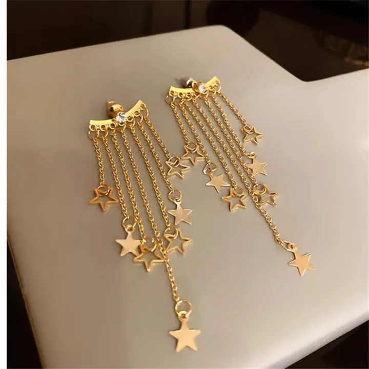 Stylish%20Multicolor%20Chain%20Jhumka%20Ear%20Ring%20for%20Women%20Fashionable%20-%20Image%203