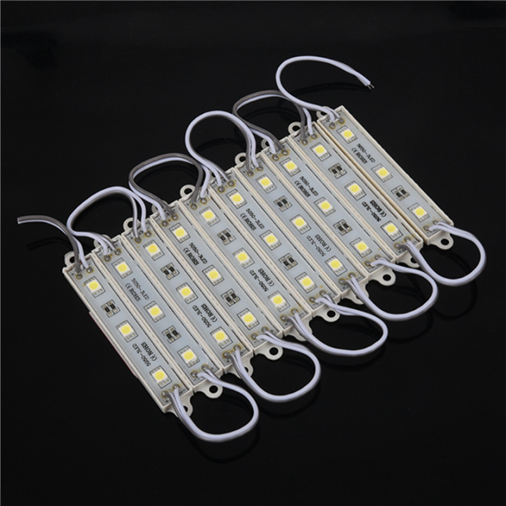 50Pcs%205050%20SMD%203%20LED%20Module%20LED%20Strip%20String%20Light%20Waterproof%20DC%2012V%20Cool%20White%20-%20Image%205