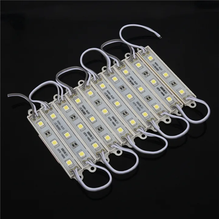 50Pcs%205050%20SMD%203%20LED%20Module%20LED%20Strip%20String%20Light%20Waterproof%20DC%2012V%20Cool%20White%20-%20Image%205