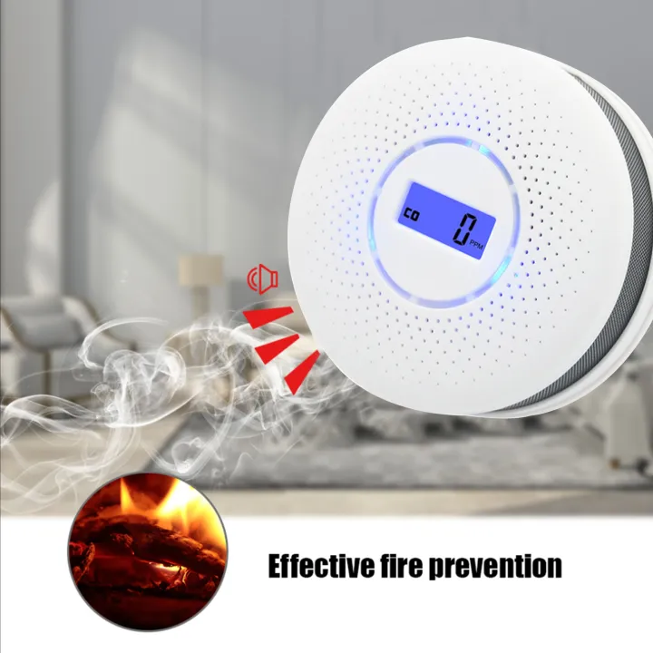 Migeet%20Smoke%20and%20Carbon%20Monoxide%20Alarm%20Smoke%20Detector%20Carbon%20Monoxide%20Detector%20Powered%20by%20batt-erys%20with%20LCD%20Display%20Voice%20Warning%20-%20Image%202