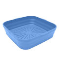 Square Foldable Pan Portable Silicone Baking Fryer.