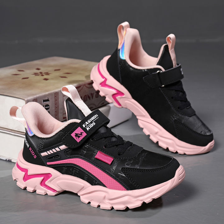 Children%20Sneakers%20Casual%20Shoes%20for%20Girls%20Pink%20Comfortable%20Leather%20Running%20Sports%20Kids%20Girl%20Flat%20Breathable%20Shoes%20-%20Image%206