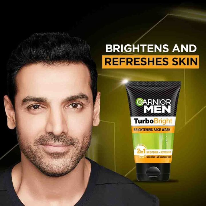 Garnier%20Men%20Turbo%20Bright%20Brightening%20Face%20Wash%2050gm%20Indian%20-%20Image%202