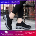 Women Causal Shoes Lady Outdoor Sport Shoes New Sneaker No Shoelaces Air Cushion Rocking Shoes.