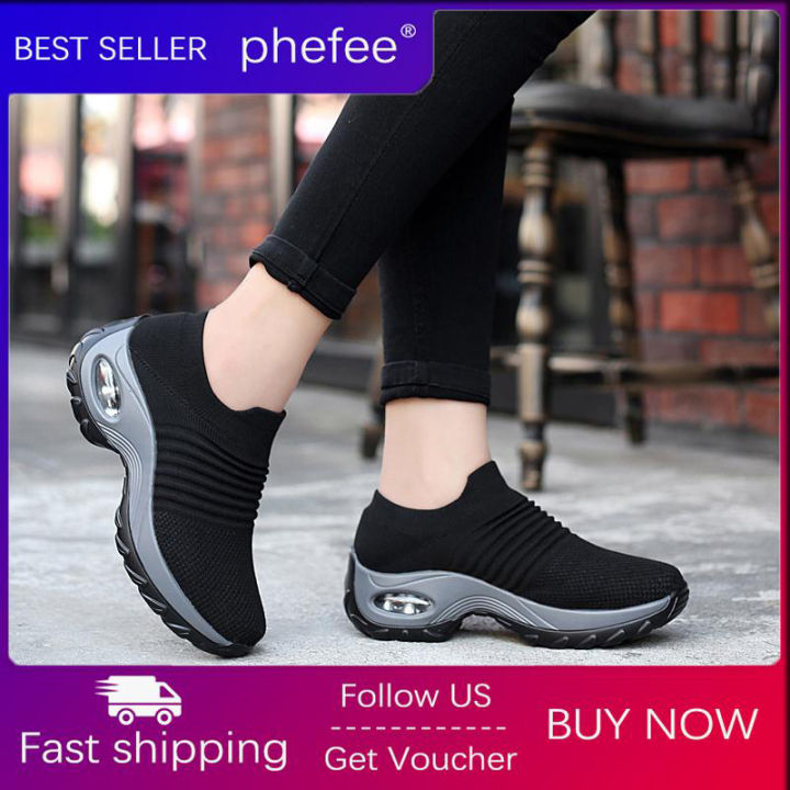 Women%20Causal%20Shoes%20Lady%20Outdoor%20Sport%20Shoes%20%20New%20Sneaker%20No%20Shoelaces%20Air%20Cushion%20Rocking%20Shoes%20-%20Image%202