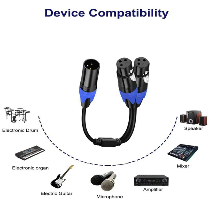 1PC%201%20Male%20to%202%20Female%20XLR%20Cable%20Y%20Splitter%20Microphone%20Cable%20Y-Splitter%20Balanced%20-%20Image%204