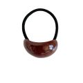 Korean Simple Temperament Acrylic Circular Black Rubber Band Headdress High Elastic Hair band Hair Accessories.