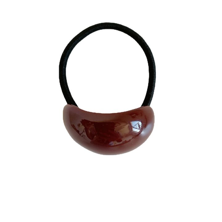 Korean%20Simple%20Temperament%20Acrylic%20Circular%20Black%20Rubber%20Band%20Headdress%20High%20Elastic%20Hair%20band%20Hair%20Accessories%20-%20Image%206
