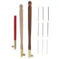 Embroidery Crochet Hook Latch Beaded Needle for Beading Knitting DIY Sewing Tool. 