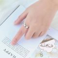 Trendy Cat Paw and Ear Ring for Girls, Minimalist Indie Pet Jewelry, Open Design Finger Ring. 