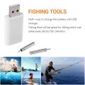Fishing Float Rechargeable Battery Cr425 Usb Charger For Electronic Floats Batteries Night Fishing Accessories Tackles (2 Hole). 