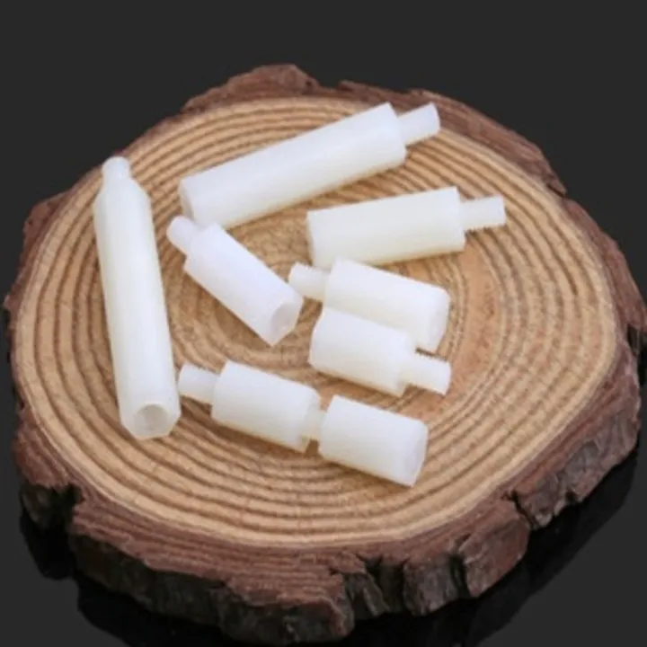 20-50pcs%20Male%20to%20female%20nylon%20standoff%20M2%20M2.5%20M3%20M4*L+6%20white%20black%20pcb%20Nylon%20Standoff%20Spacer%20Column%20Plastic%20Spacing%20Screws-10mm%20-%20Image%205