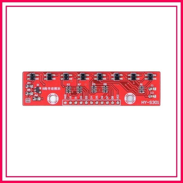QTR-8A Reflectance Sensor Array – 8 Channel Line Sensor Module for Line Following Robots & Arduino