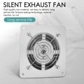 4 Inch 20W 220V High Speed Exhaust Fan Wall Window Small Ventilator. 