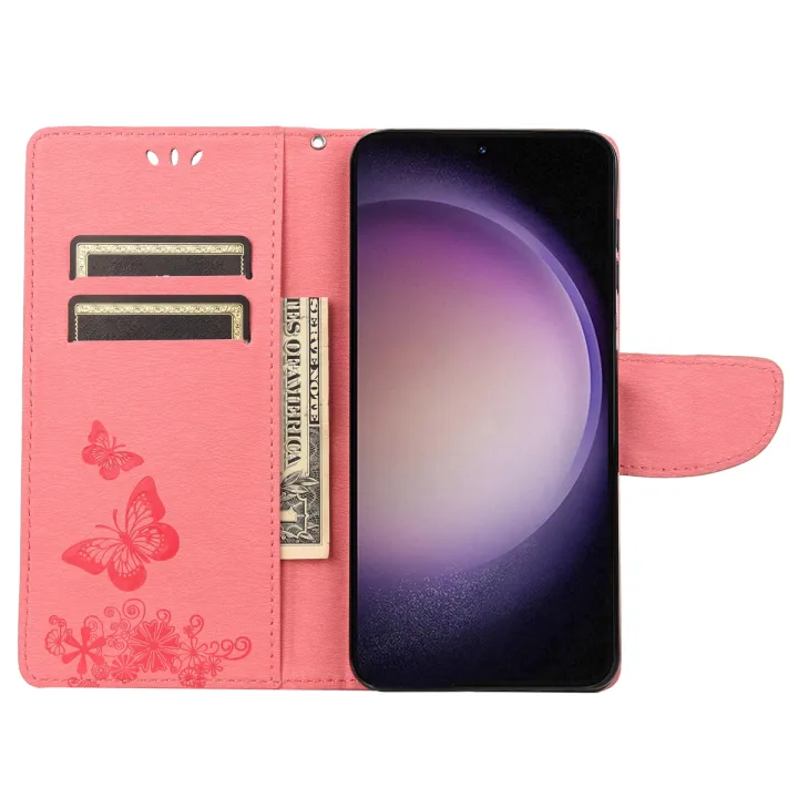 %EF%BC%88COD)For%20Samsung%20Galaxy%20S23%205G%20Butterfly%20Embossed%20Horizontal%20Flip%20Leather%20Phone%20Case%20-%20Image%204
