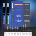 Blue Miniware Original TS101 Soldering Iron 90W Programmable Temperature Adjustable TS100 Soldering Iron Upgrade With Tip. 