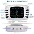 Electric Pulse Physiotherapy Massager Tens EMS Muscle Stimulator Acupuncture Therapy Body Massage Slimming Health Care Machine. 