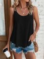 Large Big 5xl Women Leisure Simple Boho Camis Tops Women's Hollow Out Top Pullovers 2024 New Summer Casual Beach Shirts Clothing.