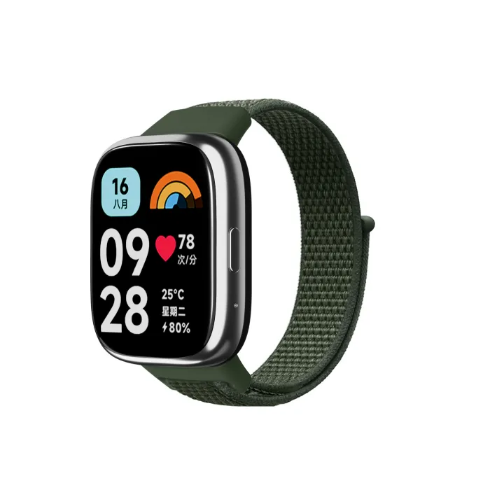 Watch%20Straps%20For%20Redmi%20Watch%203%20Active%20Nylon%20Strap%20Accessories%20Nylon%20Loop%20-%20Image%205