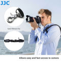 JJC Arac Swiss Camera Shoulder Strap Quick Release for Canon R8 10R R5 R6 Nikon Z6 D5300 D7500 Sony FX30 A7IV A7III ZVE10 ZV1. 