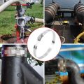 12 Piece Adjustable Pipe Hose Clamps - Size 4 Inch (Adjustable - 3.5 Inch to 4.5 Inch).