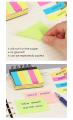 Foska self Adhesive Notes Sticky Notes 4*25 colors Sheets Index Markers 5*25 colour sheets.