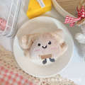 Cartoon Cute Toast Rice and vegetable roll Face Wrist Female Wash Hands Do Not Drip Prevent Cuffs from Getting Wet Water Absorbent Bracelet Hair Band.