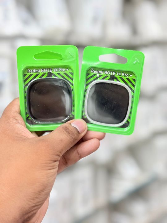 For Xiaomi Redmi Note 14 Pro Plus + Camera Protector Ring Aluminium and Tempered Glass