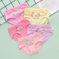 Girls' Underwear Kids Panties Shorts Cartoon Cat Pattern 5pieces Lot For Girls 4-12 Toddler Boxer Briefs Youth Cotton Briefs. 