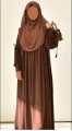 abaya borka ( Hata Kuchi ) Dubai Cherry stylish party borka (No hijab Only Borka) fashion collection Fashionable khimar Lycra borka for Women. 