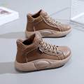 Women Casual Shoes Athletic Sneakers Ankle Booties Nonslip Breathable Lace up Shoes for Running Trekking Autumn Spring Outdoor Ladies Girls , 37Yards Brown.