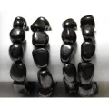 【VisioN Shop】Elite Shungite Nugget Bracelet Stretchy Shungite Bracelet Heal Energy Karelia.. 