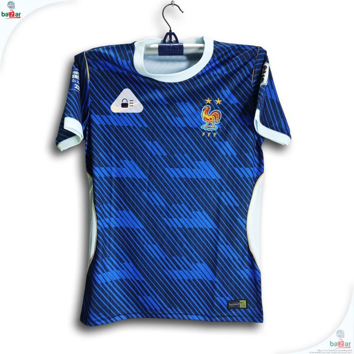France World Cup Jersey 2026 Thai Premium Football Jersey For Men - Half Sleeve Jersey - France Jersey 2026