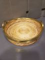 Cane Beni Round Tray W/Br.  W/H (S). 