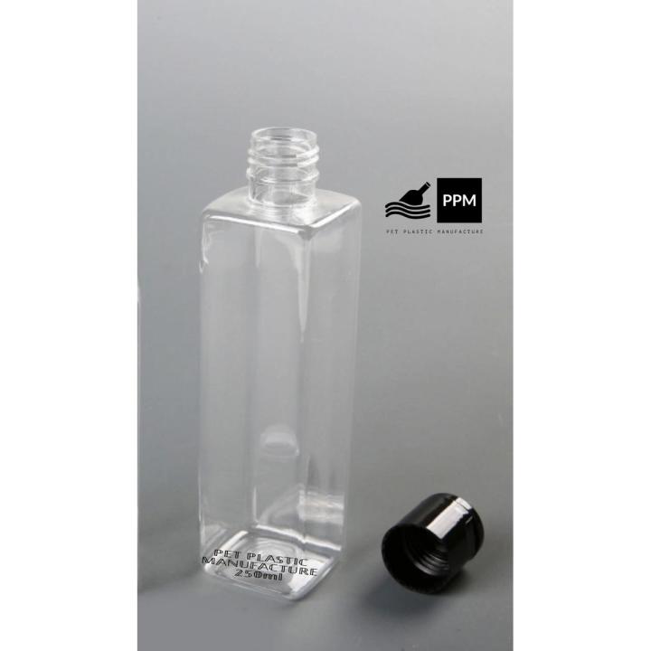 Plastic Oil Bottle  250ML Fliptop Cap 5 Piece Combo Transparent Travel Bottle