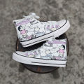 Women's UV Color-Changing Canvas Shoes Spring2022New Trendy Korean Style High-Top Net Red Plate Shoes Trendy Crayon Xiaoxin.